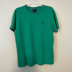 Polo Ralph Lauren Short Sleeve Pony Tee Shirt Men’s Size Medium Green/Purple